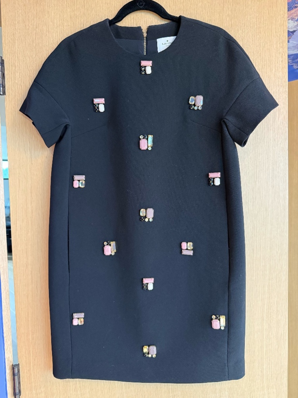 Kate Spade New York Embellished Jeweled Shift Dress